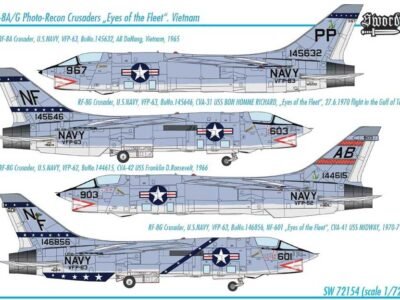 RF-8 A/ G Photo-Recon Crusader  Eyes of the Fleet  Vietnam